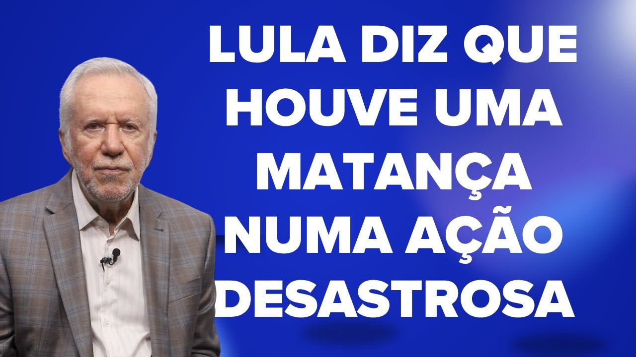 E o presidente não lamentou as mortes de policiais - Alexandre Garcia