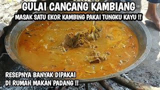 Download lagu GULAI CANCANG KAMBIANG, GULAI KAMBING MINANG YANG FENOMENAL !! COOKING INDONESIAN GOAT CURRY mp3