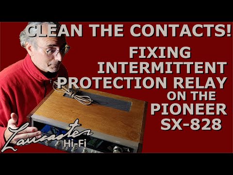 Clean the Contacts! Fixing an Intermittent Protection Relay on the Pioneer SX-828