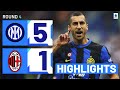 Inter Milan 5 1 Inter Claim City Bragging Rights Goals Highlights Serie A 2023 24
