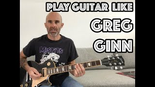 Play Guitar Like Greg Ginn/Black Flag Lesson + Tutorial