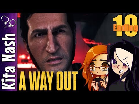 A Way Out Gameplay |#10| LEO AND VINCENT'S ENDING | Prison Escape Co-Op Let's Play Walkthrough w/Kat