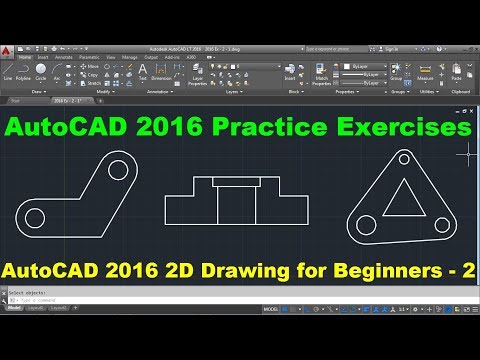AutoCAD 2016 Tutorial for Beginners 1 Part 1 of 2