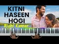 Kitni Haseen Hogi Piano Instrumental | Karaoke Lyrics | Ringtone | Hit | Hindi Song Keyboard