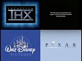 THX Format Screen Walt Disney Pictures Pixar Animation Studios 2004 2005 Full Screen