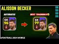 ALISSON BECKER 🧤 | Secret Training..!👀💥 | Best GK | Efootball 2024 Mobile
