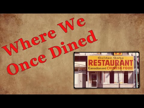 Where We Once Dined - Vintage Whitby