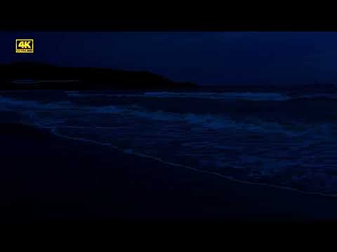 Count The Waves To Fall Asleep   It Really Works! Deep Sleeping With Ocean Sounds All Night