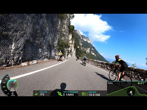 90 minute ultimate Indoor Cycling Workout Alps South Tyrol Italy Garmin 4K Video