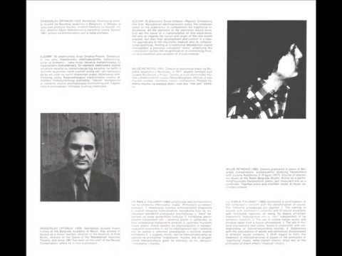 Dragoslav Ortakov - Eleorp ( 1976 Macedonia Power Electronics / Experimental/Abstract/Industrial)