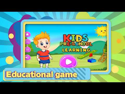 Kids Preschool Online Learning - Kindergarten Game Video