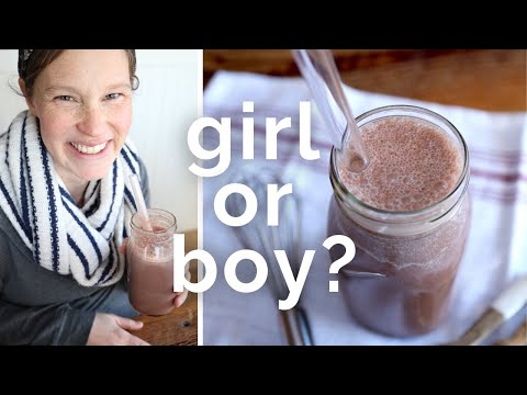 The healthy homemade chocolate milk I've made everyday of this pregnancy.