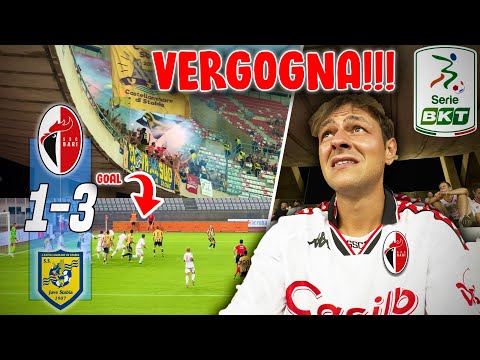 🤮 VERGOGNA!!  BARI - JUVE STABIA 1-3 || LIVE REACTION STADIO SAN NICOLA