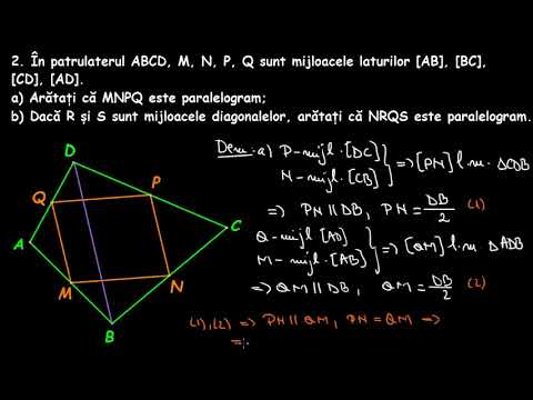 Midline in a triangle (applications) | Lectii-Virtuale.ro