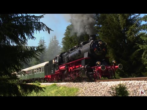 Goosebumps | Wheelspin | 3 cylinder | Steam locomotive 58 311 struggles with the Swabian Alb