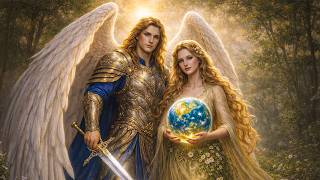 ✨ ARCÁNGEL MIGUEL Y ÁNGEL DIVINO 🌍 PROTEGEN EL MUNDO, ELIMINAN ENERGÍA NEGATIVA Y ATRAEN MILAGROS ✨