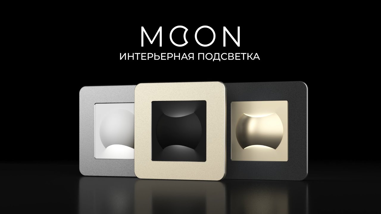 Встраиваемая LED подсветка Moon (черный матовый)  W1154508 Werkel 4690389185601