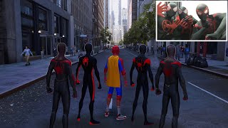SPIDERMAN BEYOND THE SPIDER-VERSE PLAYING SPIDERMAN 2 (FUNNY FREE ROAM GAMEPLAY)