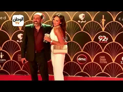اول ظهور لابنه أحمد صيام بمهرجان القاهرة للدراما