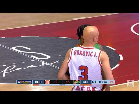 AdmiralBet ABA League 2021/22, Round 2 match: Borac - Cedevita Olimpija (3.10.2021)