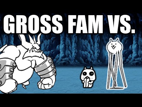 Can I Beat EOC Moon with Gross Fam Cat Units - Battle Cats