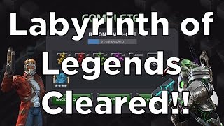 Labyrinth of Legends Cleared Post Buff! - Setup + Units Spent Analysis - Marvel Contest of Champions