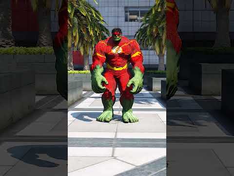 Flash Hulk Vs Red Hulk #shorts Ep. 465