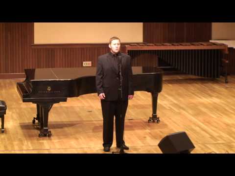 Nicholas Brownlee performs Death Alone for Baritone and Computer by John Goforth