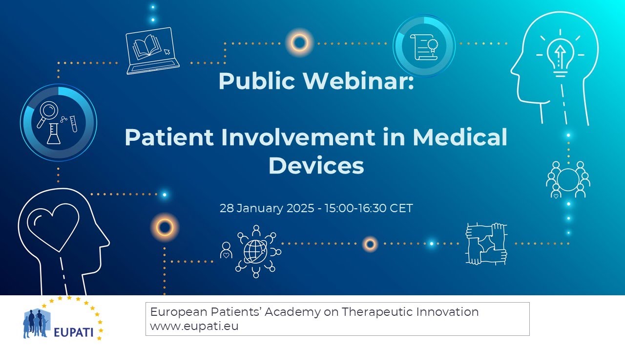Patient Involvement in Medical Devices Webinar - January 2025