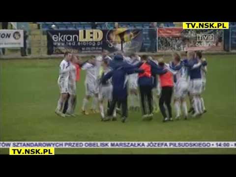tv.nsk.pl 2013-11-09 Olimpia Elbląg - Wisła Puławy 2-1 (1-1) bramki relacja konferencja