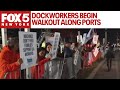 Dockworkers begin walkout along East Coast ports: How it impacts you