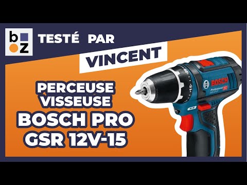 Perceuse visseuse sans fil GSR12V-15 2x2Ah + 25 accessoires - 060186810H BOSCH