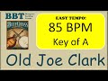 Old Joe Clark  - bluegrass backing track 85