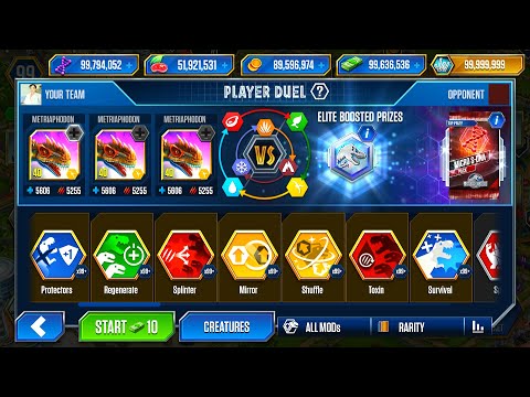 TOP 3 MODs ALWAYS WIN WHEN PLAYIMG PVP | JURASSIC WORLD THE GAME