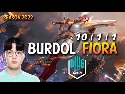 DK Burdol FIORA vs K'SANTE Top - KR Ranked