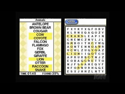 nintendo ds crosswords cheats