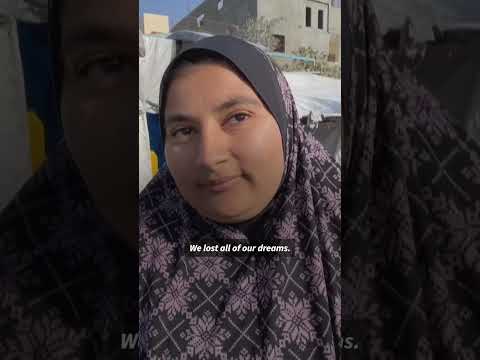 After almost 100 days of war, displaced Gazans lose hope | AFP #shorts