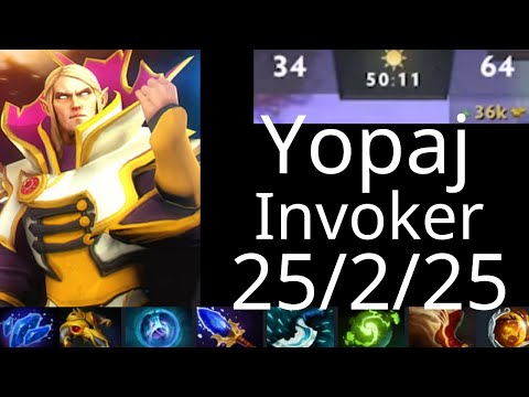 Yopaj Invoker vs Tinker, Luna, Viper - definitely not carry material - dota2