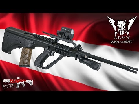 [Review] Army Armament R901 (Steyr AUG A2) S-AEG (906,907,908) 6mm Airsoft/Softair Test