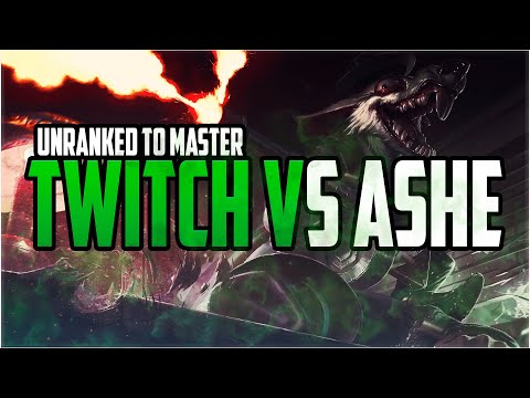 Diamond 1 Twitch Gameplay Commentary - Twitch vs Ashe | Twitch ADC Season 9