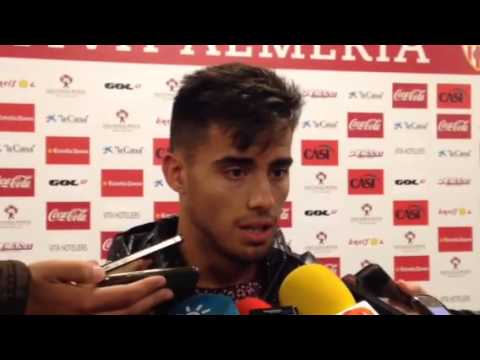 Suso (UD Almería) antes del Celta de Vigo