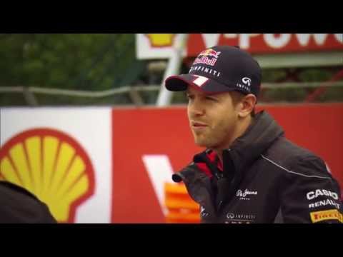 Vettel and Coulthard at Circuit Gilles Villeneuve 2013