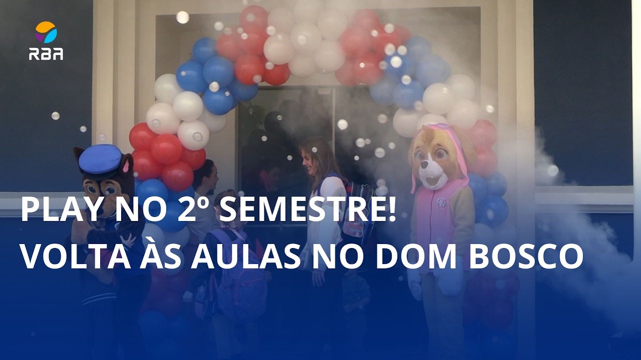 Play no 2º semestre! 🎒 Volta às aulas no Dom Bosco