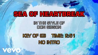 Don Gibson - Sea Of Heartbreak (Karaoke)