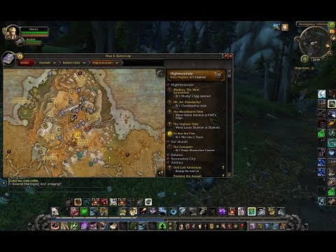 Stonehide Leather farming spot Highmountain  (World of Warcraft: Legion)