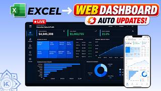 Connect an Excel Sheet to a Live Web Dashboard Using AI (Auto-Updating)