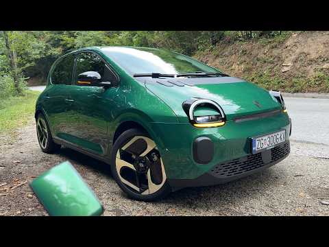New RENAULT TWINGO 2026 - funky CITY car in details (amazing GREEN color)