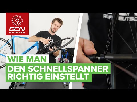 Wie man den Schnellspanner am Fahrrad richtig einstellt | Schnellspanner einbauen und festziehen