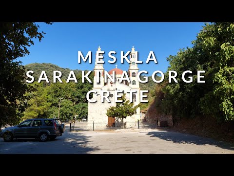 Meskla and Sarakina Gorge Crete Greece