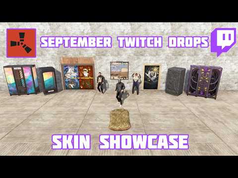 Rust September 2025 Twitch Drops! (Skins Showcase)
